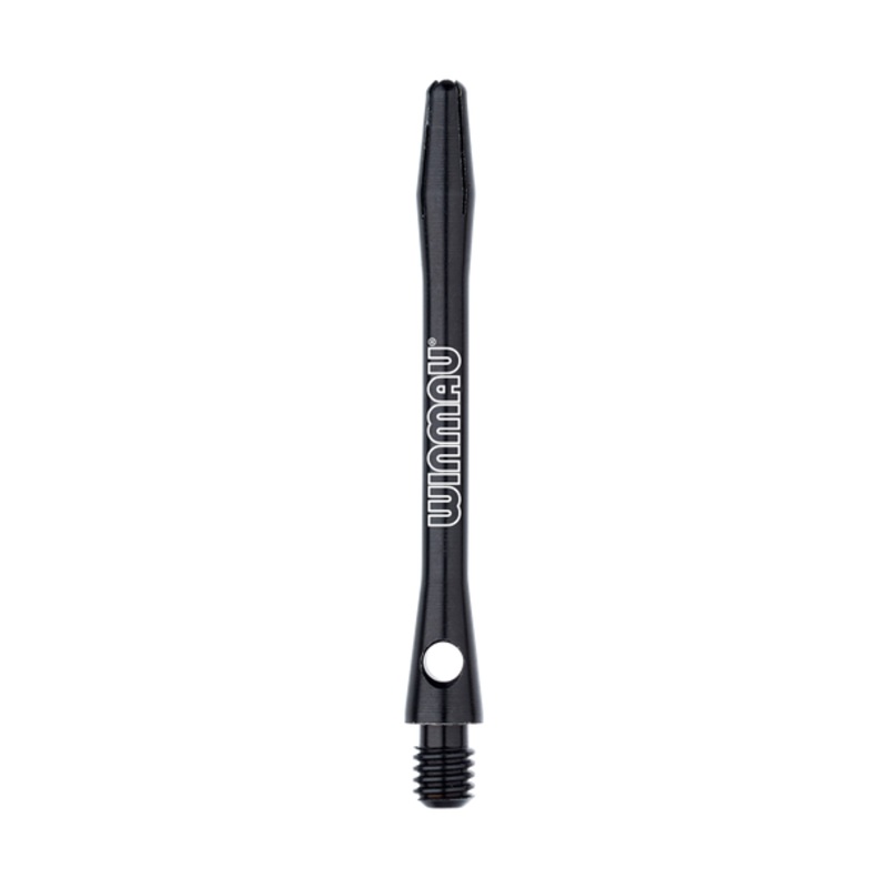 Winmau Laser Etched Aluminium Shafts Black Medium