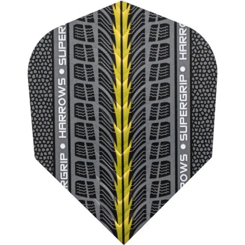 5 sets Harrows SUPERGRIP Standard – Yellow