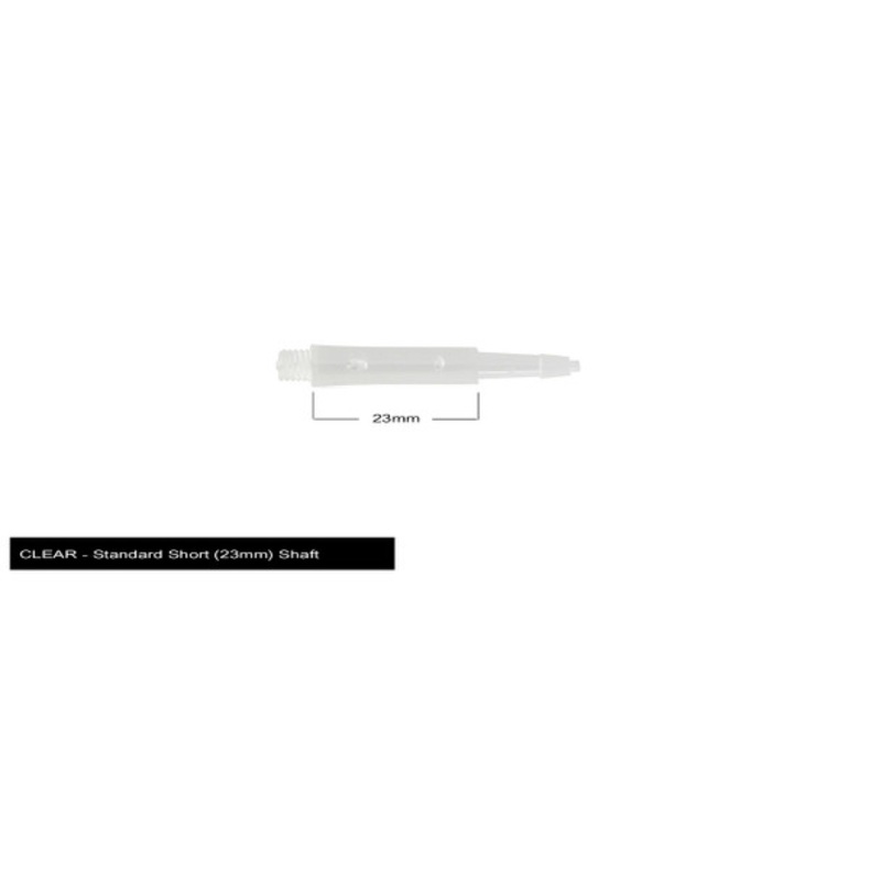 Harrows Clic Standard Short 2ba Shafts – Clear