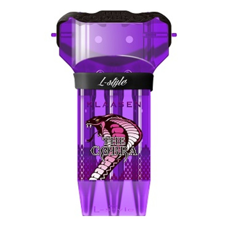 L-Style Krystal ONE Dart Flight Case -Jelle Klaasen purple