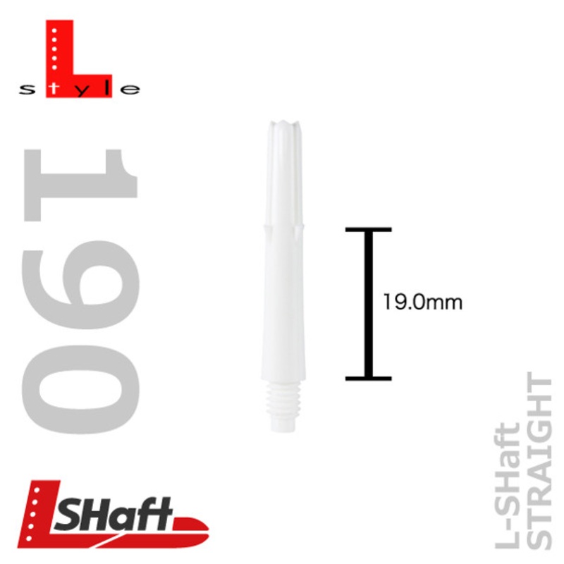 L-Style L-Shaft Straight Locked White Shafts – 190