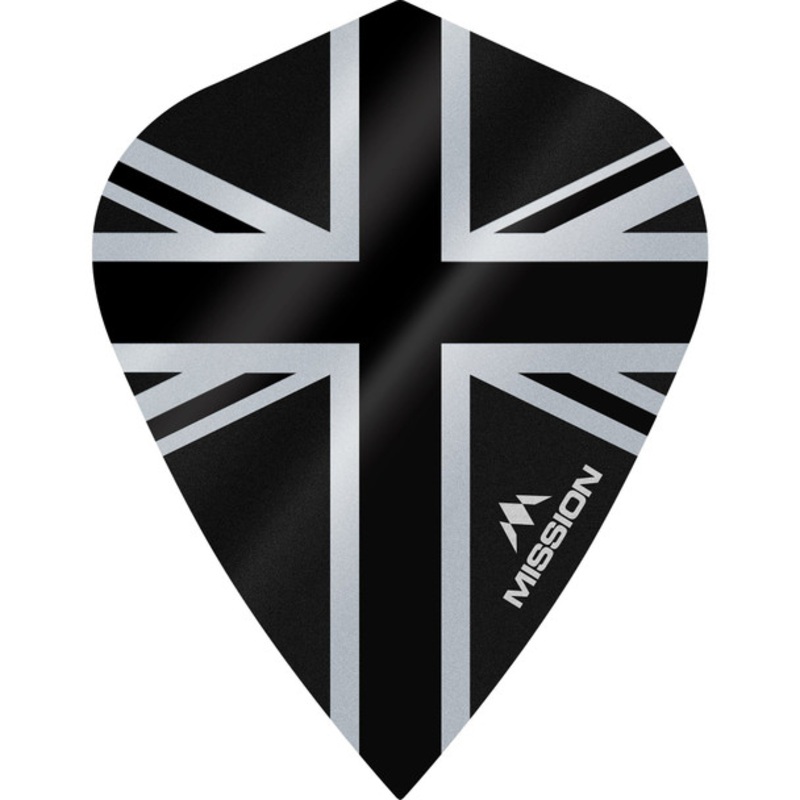 Mission – Alliance – Union Jack Flights – Kite – 100 Micron – Black