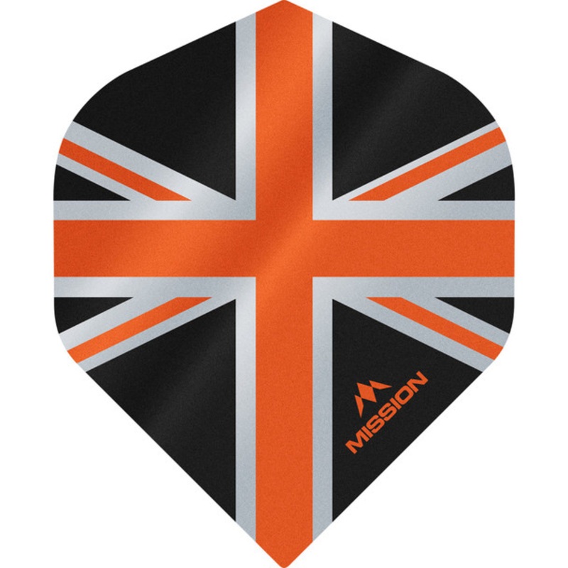 Mission – Alliance – Union Jack Flights – No2 (Standard) – 100 Micron – Black with Orange