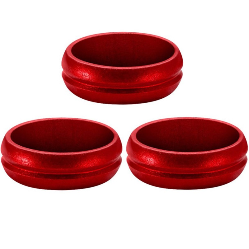 Mission F-Lock Rings – Flight Lock –  Aluminium – Red