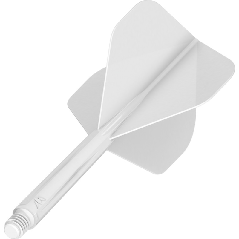 Mission Force 90 – New Moulded Flight & Shaft System – White – Standard No2 Medium