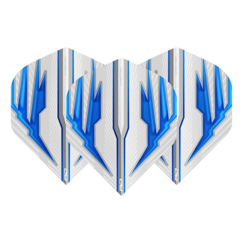 Red Dragon Hardcore Radical White & Blue Standard Flights