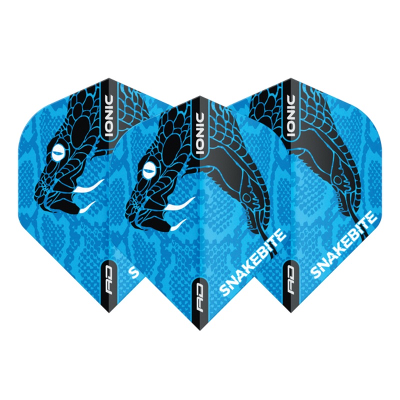 Red Dragon Players Extra Thick Hardcore Ionic Snakebite Blue HeadStandard Flights