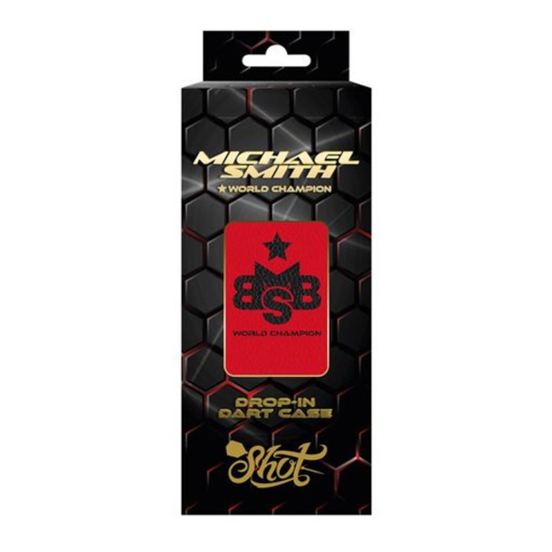 Shot Michael Smith World Champion Drop In Case- Red
