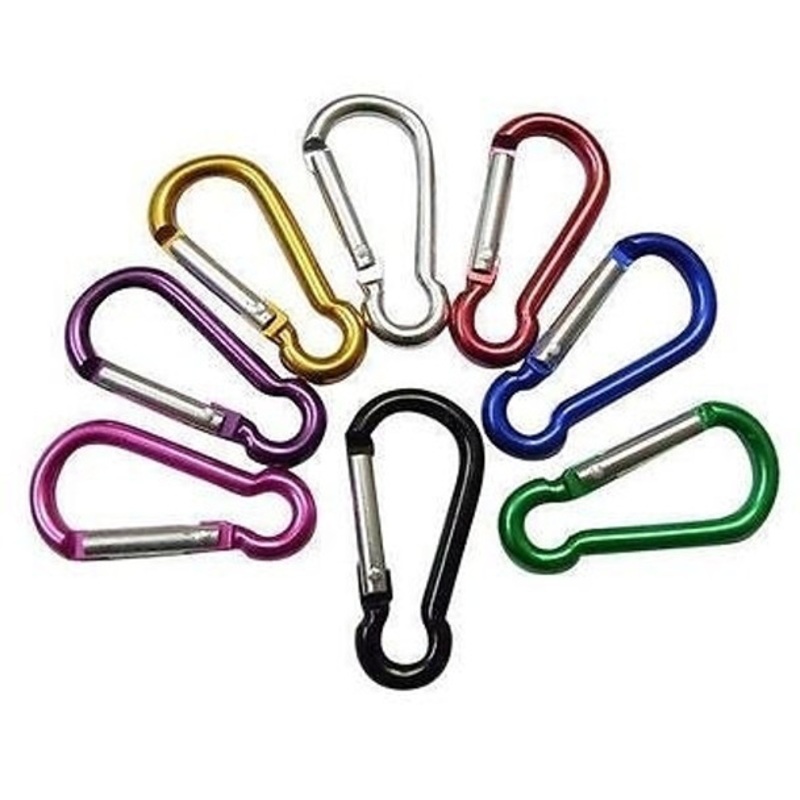 Small 48mm Black Carabiner Accessory Clip