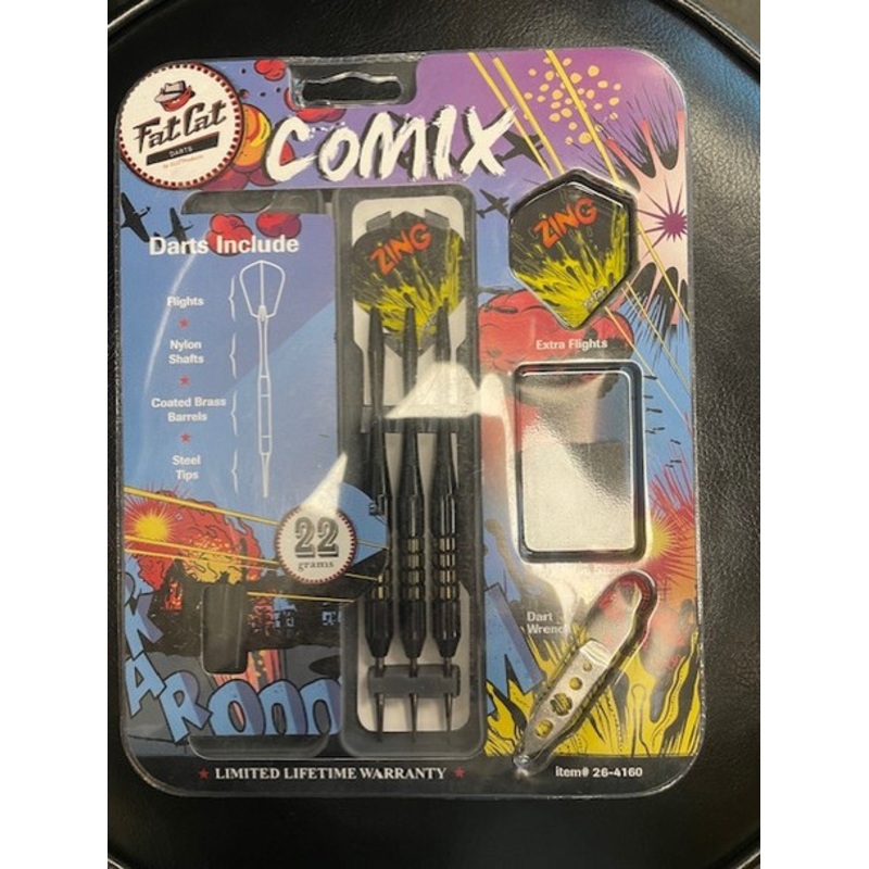 Viper Comix Steel Tip – Black, 22g 22-1501-22
