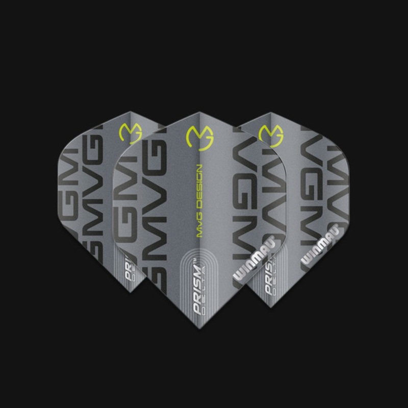 Winmau Mvg Prism Delta Standard Flight – Grey MvG Print