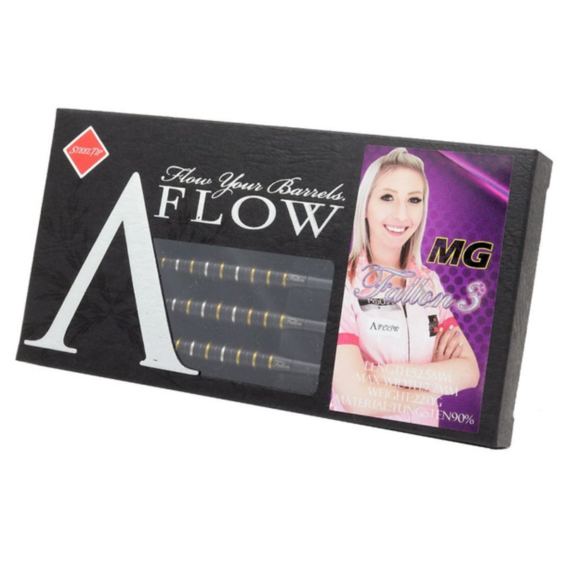 Dynasty A-Flow BL Fallon 3 “MG” BLC Type X – Black / Yellow –  Steel Tip – 22g