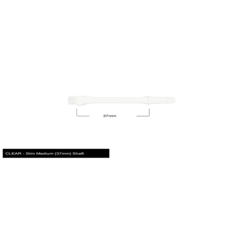 Harrows Clic Slim Medium 2ba Shafts – Clear