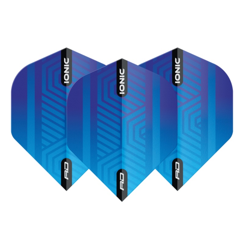 Red Dragon Hardcore Ionic Blue Standard Flights