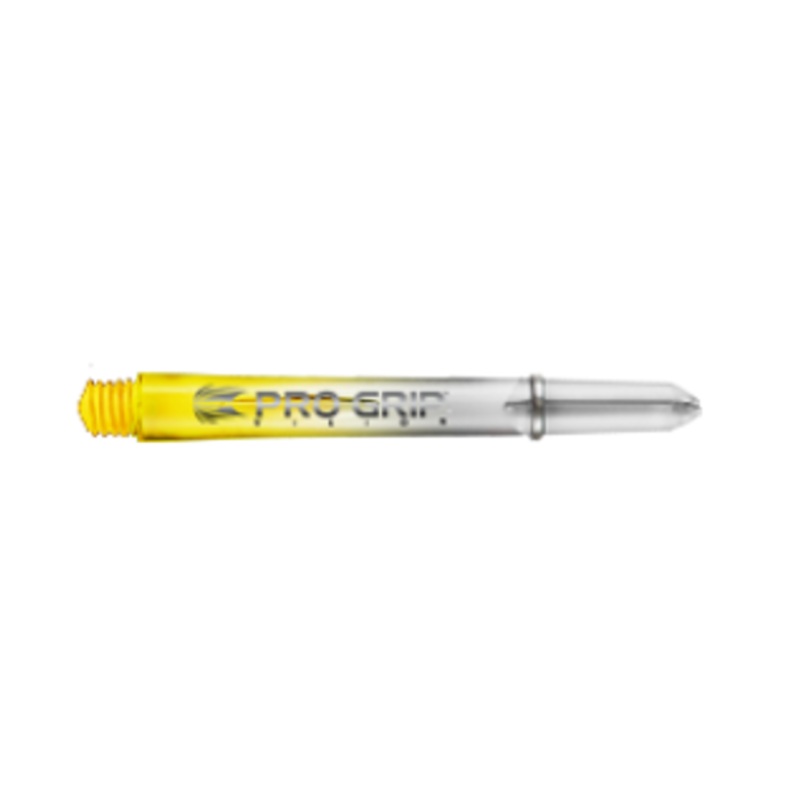 Target Pro Grip Vision Shafts – Clear Yellow Medium