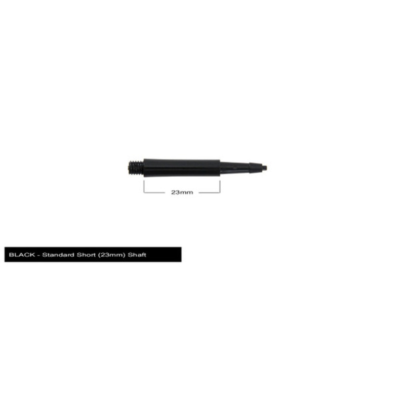 Harrows Clic Standard Short 2ba Shafts – Black