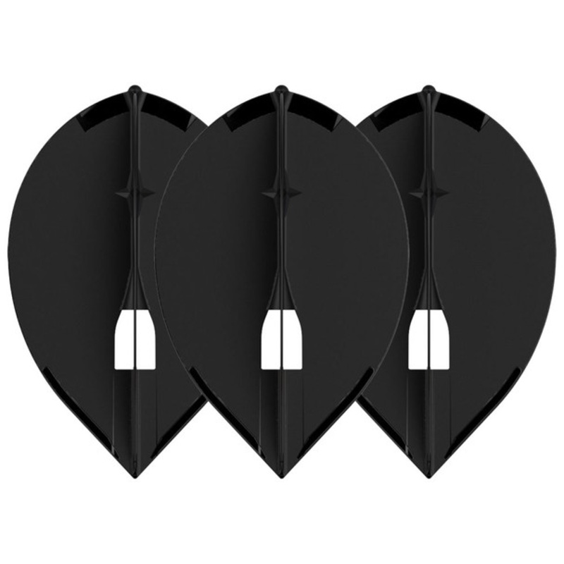 L-Style Tear Drop L2c Champagne Flights – Black