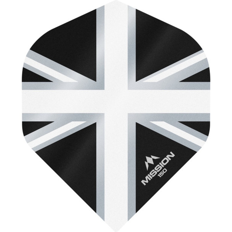 Mission – Alliance – Union Jack Flights – No2 (Standard) – 150 Micron – Black with White