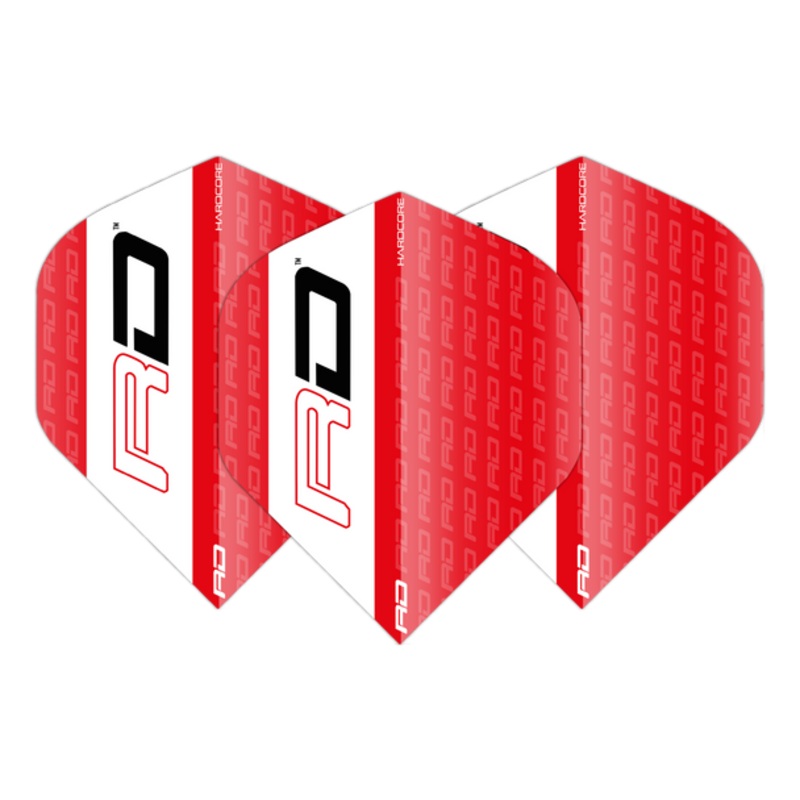 Red Dragon Hardcore XT  Red & White RD Standard Flights