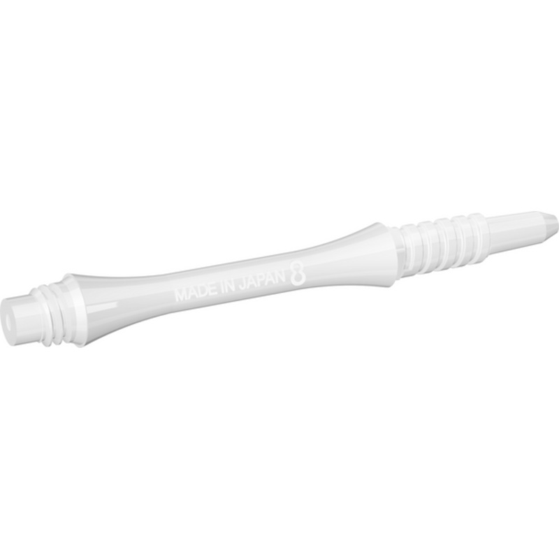 Target 8 Flight Slim White 26mm Fixed Shaft