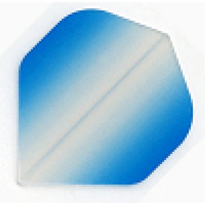 Vignette Poly Standard Flights – Clear to Light Blue