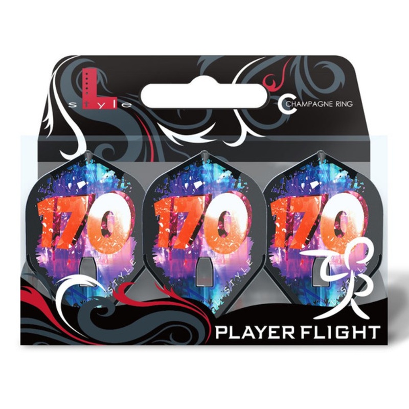 L-style L1 Pro V.4 “170” Fallon Sherrock Signature Champagne Flights – Black