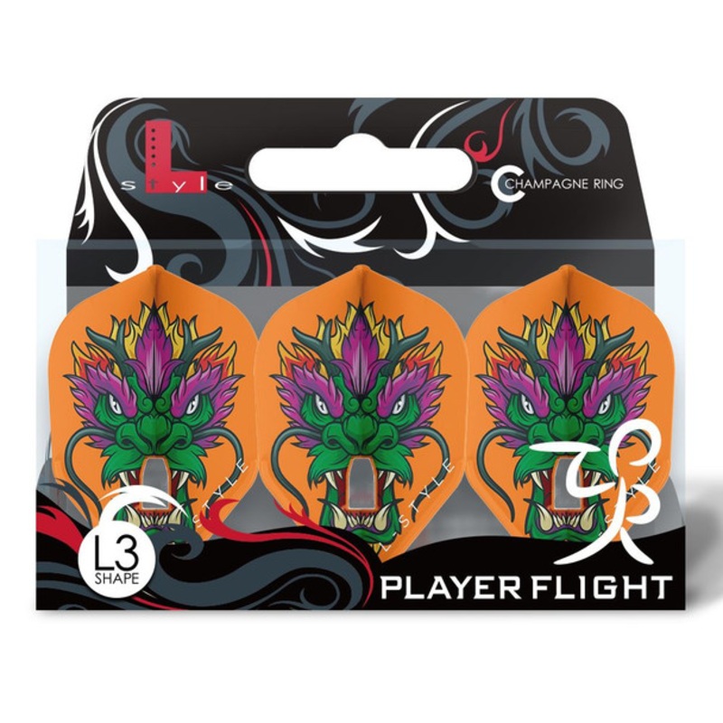L-style L3c Pro V.1 Jules Van Dongen “The Dutch Dragon” Orange Signature Champagne Flights