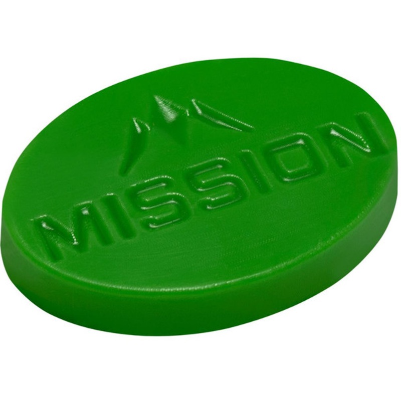 Mission Grip Wax with Logo – Scented – 7mm Thick – Large – Apple – Green