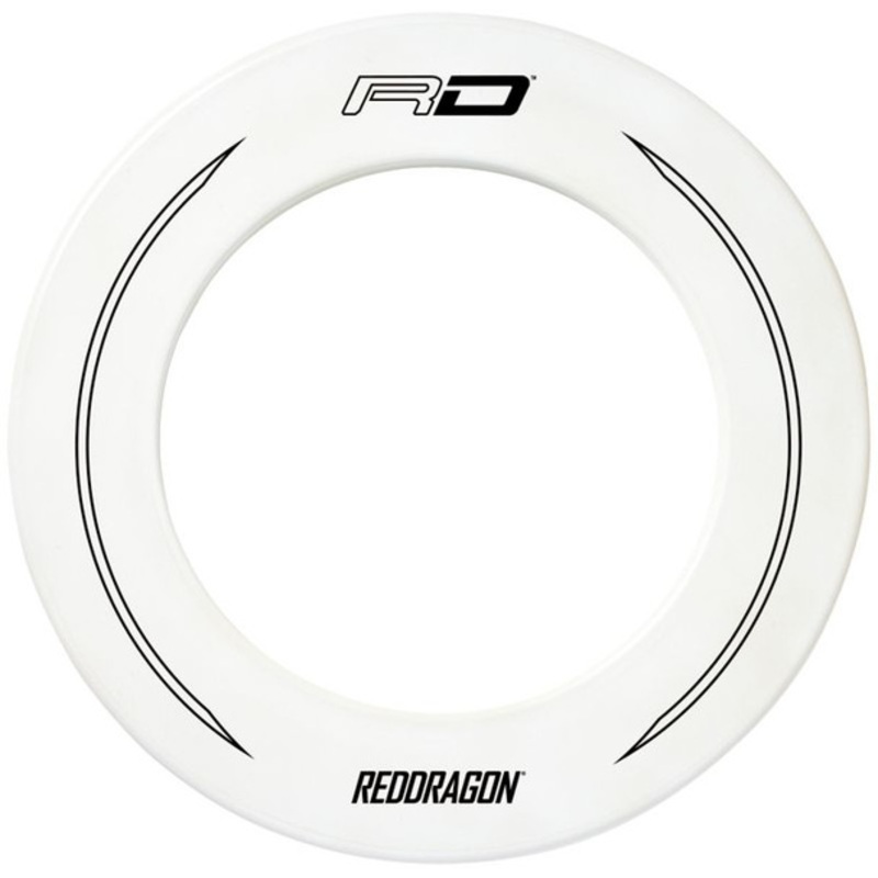 Red Dragon Dartboard Surround – White