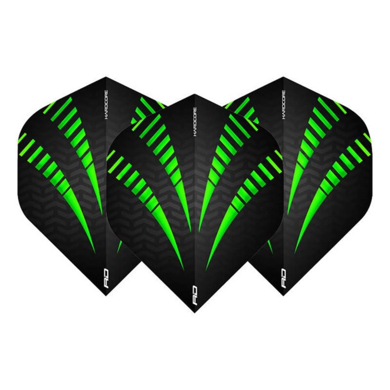Red Dragon Hardcore Radical Green Standard Flights