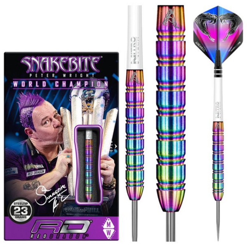 Red Dragon Peter Wright Snakebite 1 23g Steel Tip