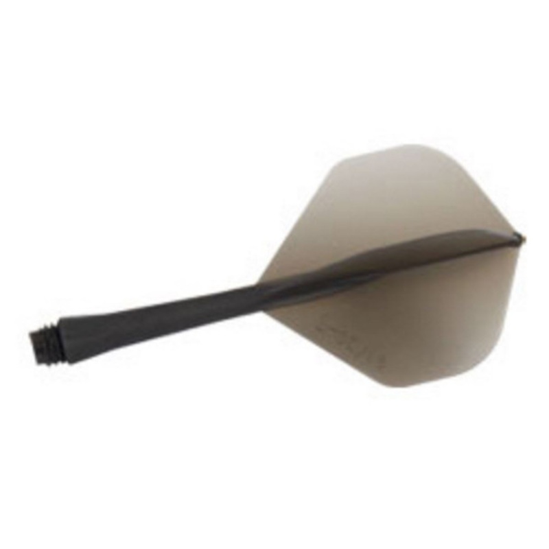 L-Style Bar Lip 1/4″ Flight Shaft Combo – Black