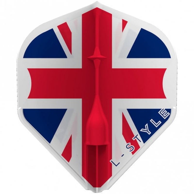 L1 EZ Standard Union Jack Champagne Flight – Clear White