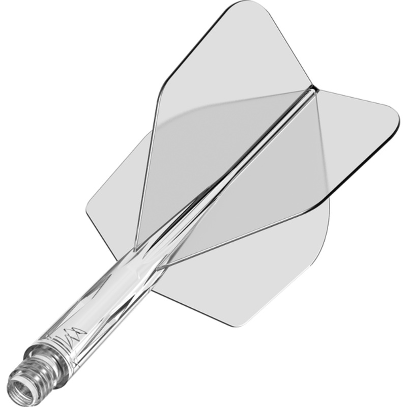 Mission Force 90 – New Moulded Flight & Shaft System -Clear- Standard No6- Short