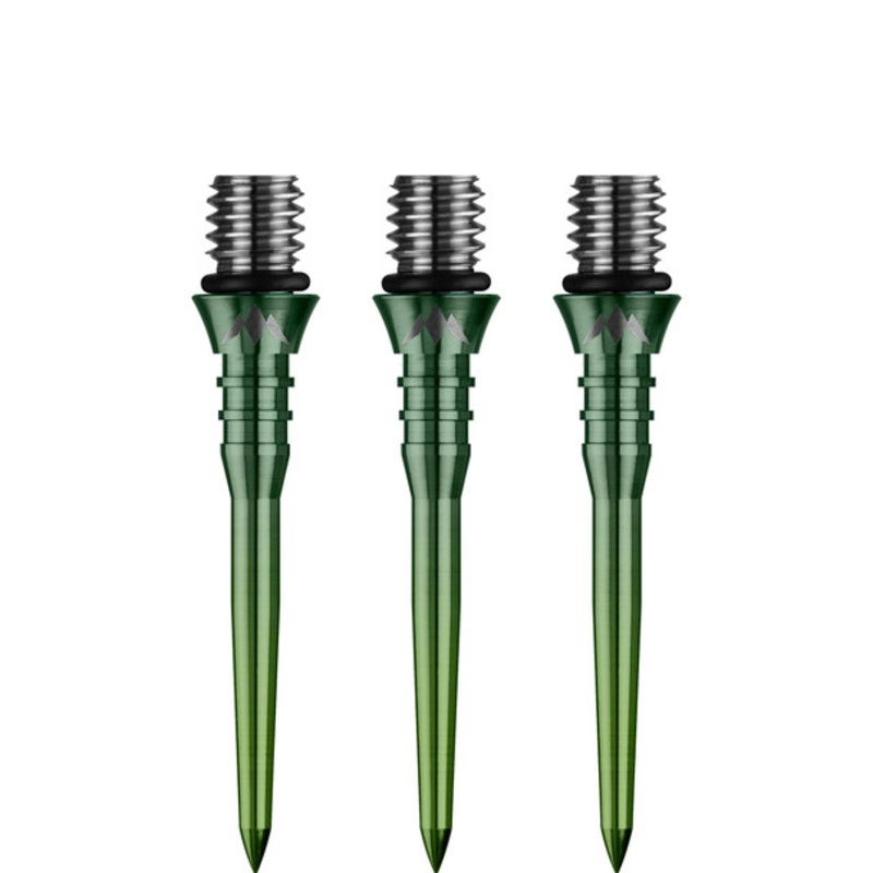Mission – Titan Pro – Titanium Conversion Dart Points – Soft to Steel – Grooved – 26mm – Gradient Green