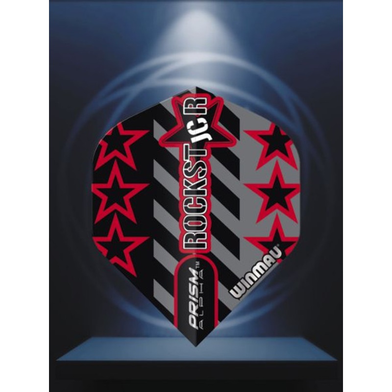 Winmau Prism Alpha Joe Cullen Grey & Black Flight
