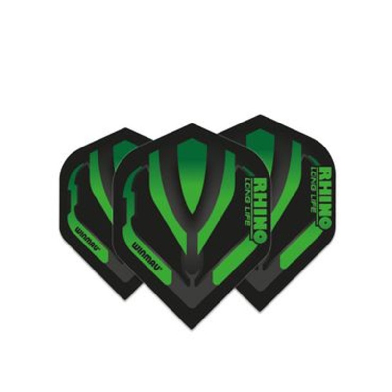 Winmau Rhino Standard Flight – Black & Green