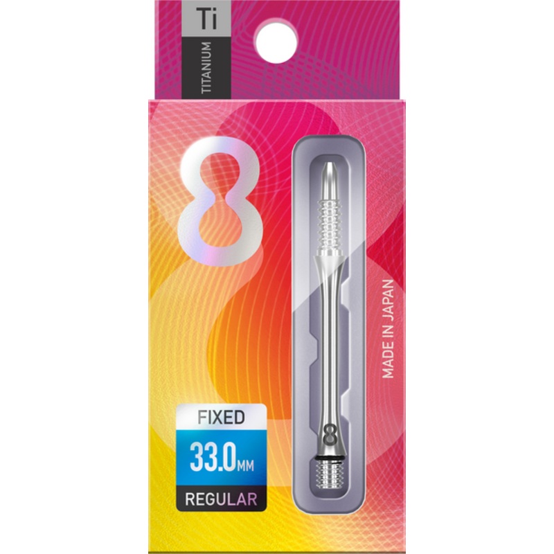 8 Flight Slim Titanium Shafts 33mm – Fixed