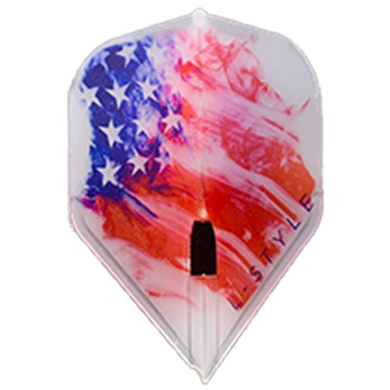 L-style L1c American Flag V3 Signature Champagne Flights – Clear White