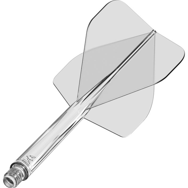Mission Force 90 – New Moulded Flight & Shaft System – Clear – Standard No2 Medium