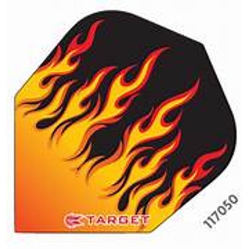 Target Pro 100 Flames No.6 Flights – Small Standard