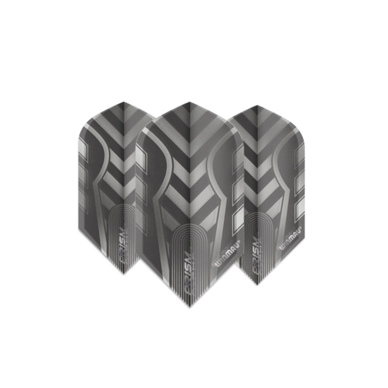 Winmau Prism Zeta Slim Flight – Black / Grey