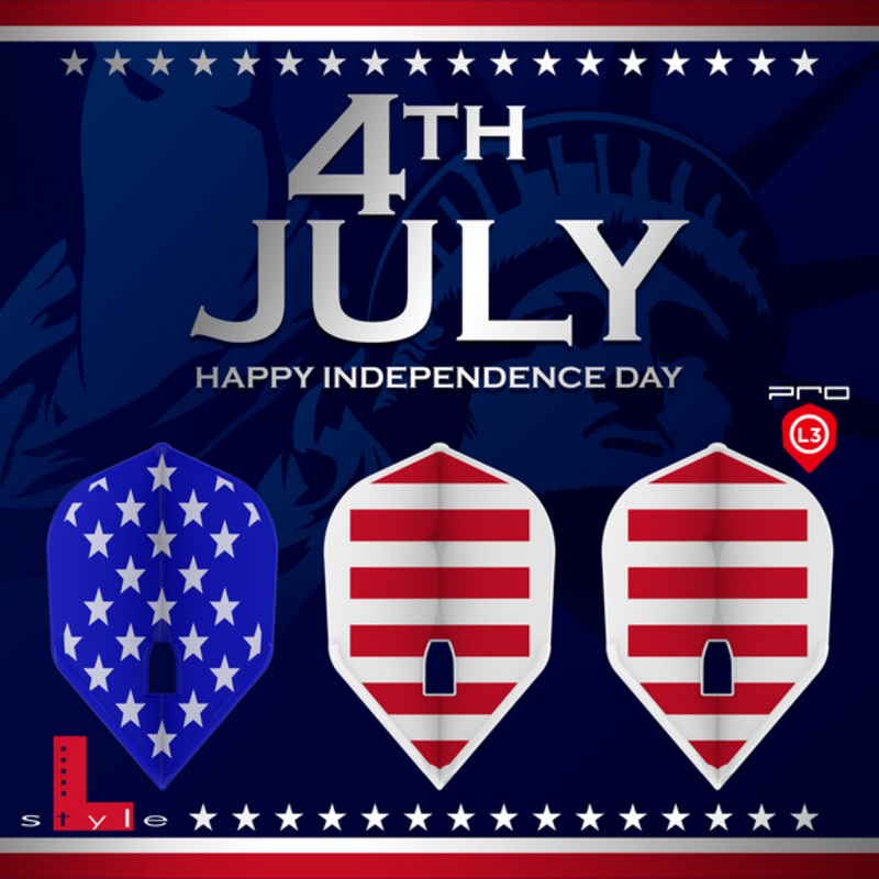 L-Style L3c – 4th of July Design Champagne Flights