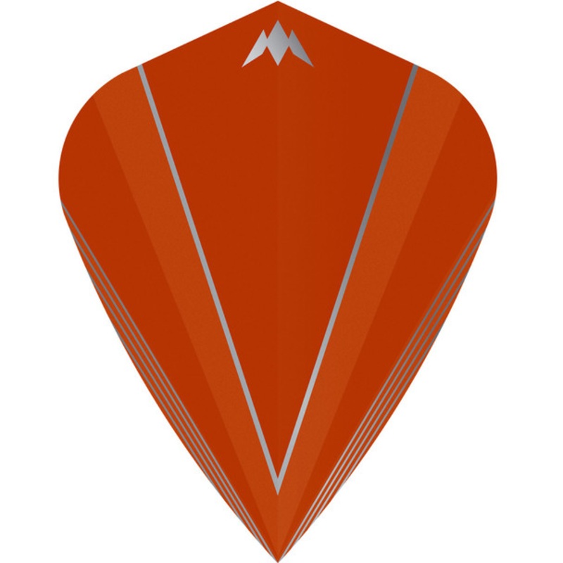 Mission Shades Dart Flights – 100 Micron – Kite – Orange