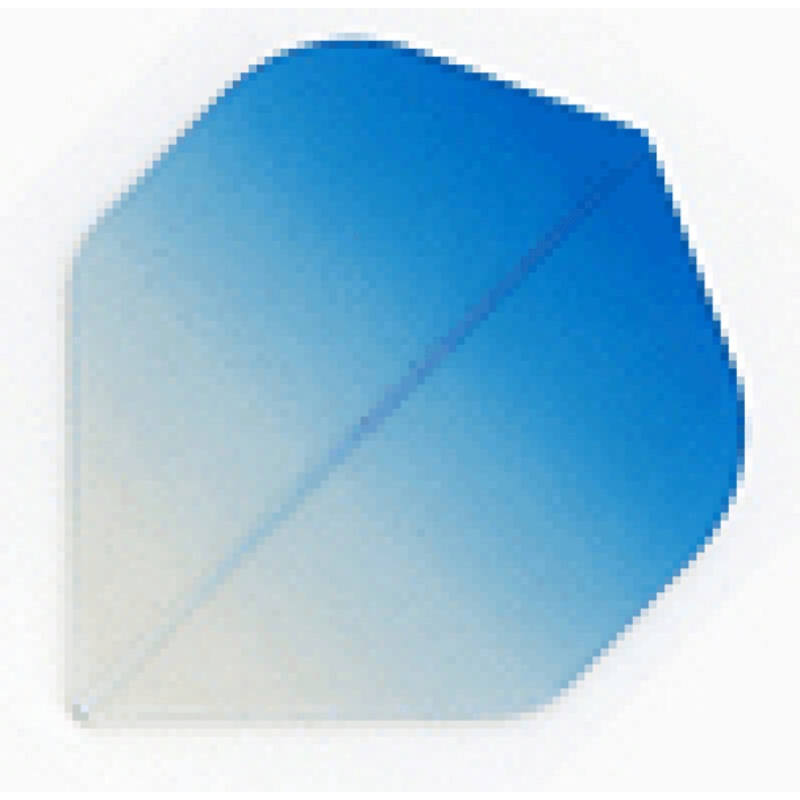 Vignette Poly Standard Flights V2 – Clear to Light Blue