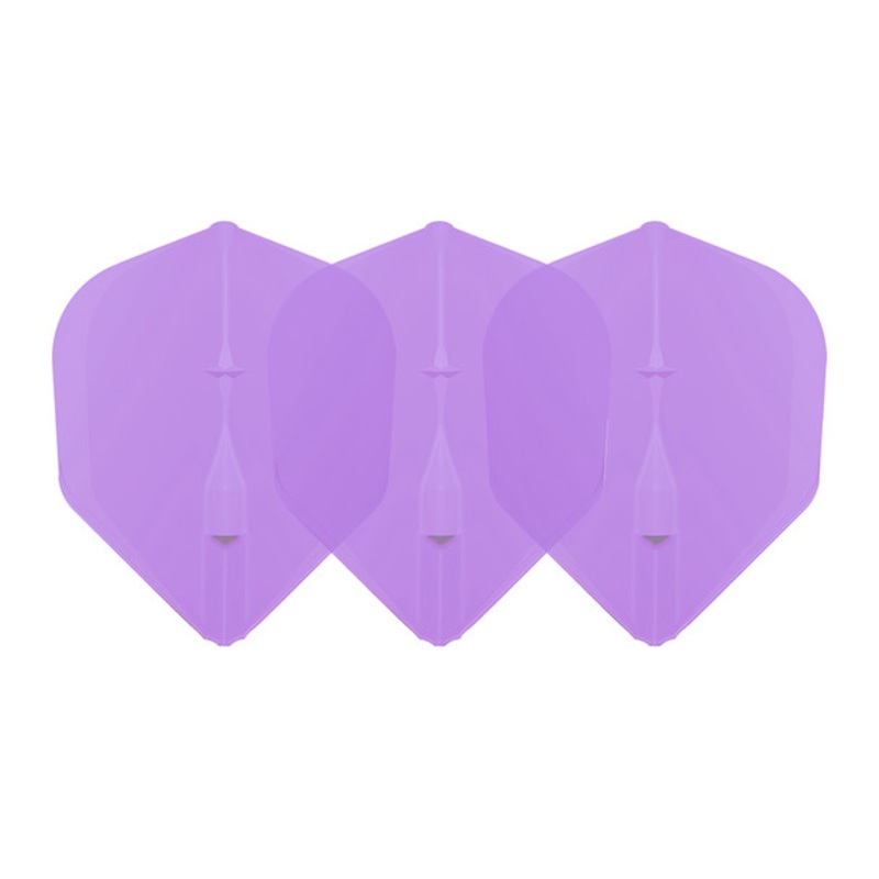 L-Style EZ L3 Standard Flights – Clear Purple