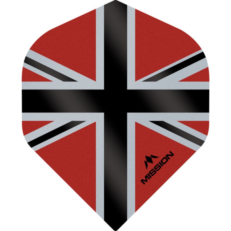 Mission – Alliance-X – Union Jack Flights – No2 (Standard) – 100 Micron – Red with Black