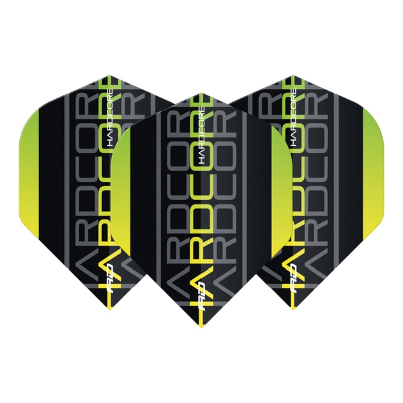 Red Dragon Hardcore XT Yellow Triple Standard Flights