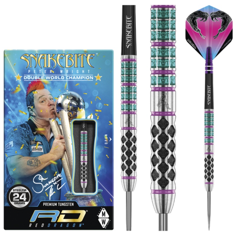 Red Dragon Peter “Snakebite” Wright Supa Venom Steel Tip