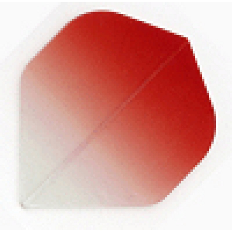 Vignette Poly Standard Flights V2 – Clear to Red